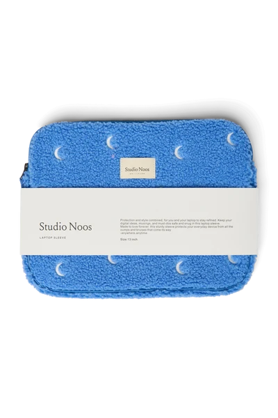 Teddy Laptop Sleeve 13 Inch | Light Blue Moon