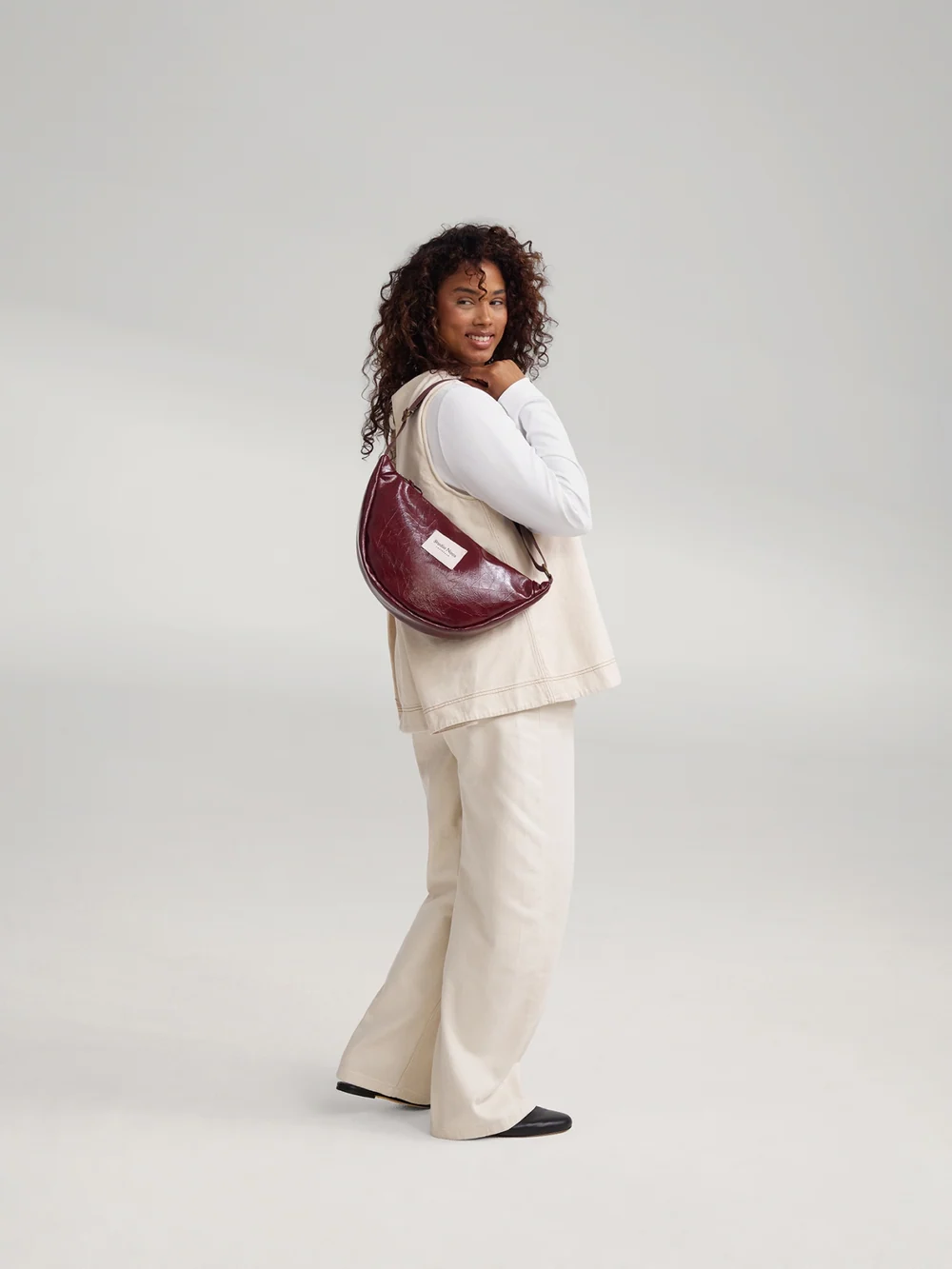 Vegan Leather Adult Fanny Pack | Burgundy