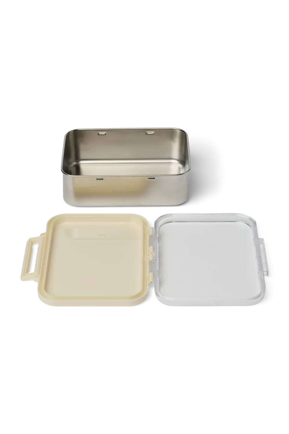 Stainless Steel Lunchbox | White Multicolor Hearts