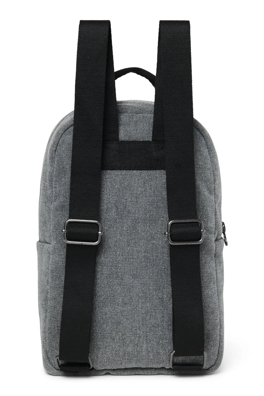 Denim Mini Backpack | Grey
