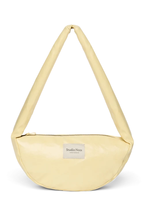 Vegan Leather Mini Cross Body Bag | Butter Yellow