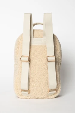 Teddy Mini Backpack | Ecru