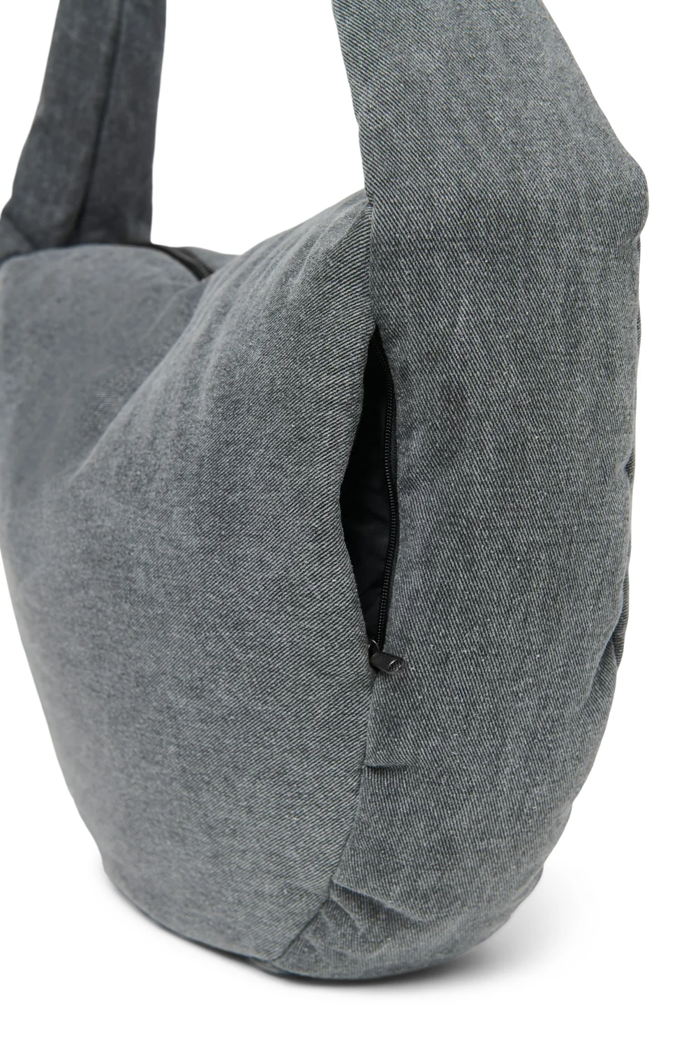 Denim Cross Body Bag | Grey