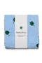 Swaddle Print Medium | Light Blue Clover