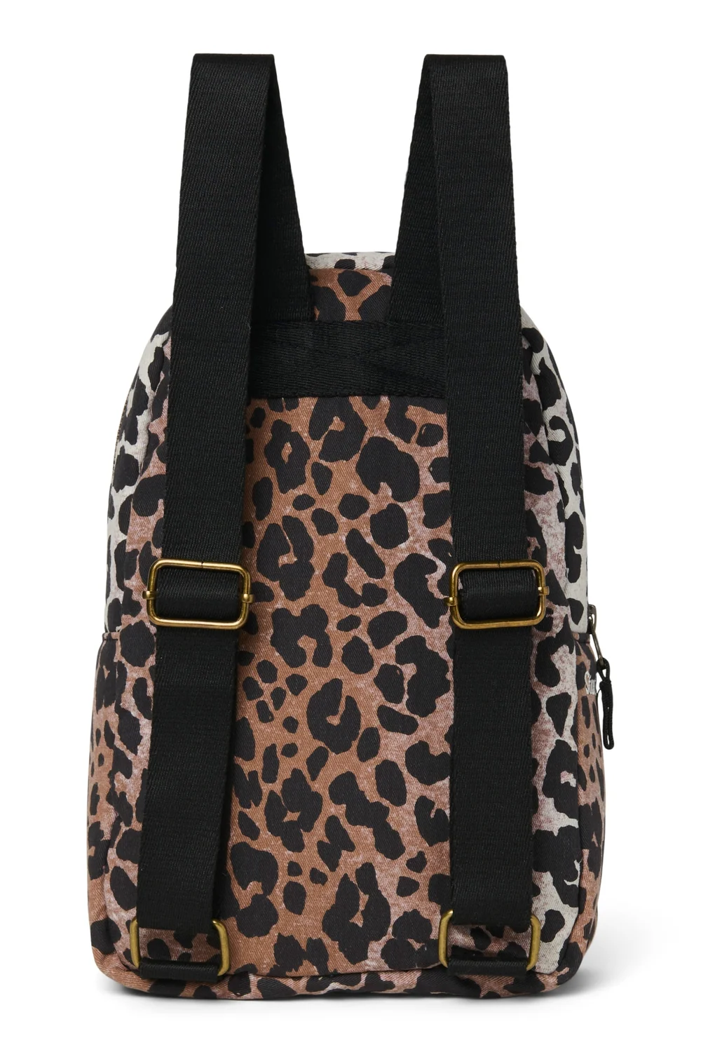 Soft Cotton Mini Backpack | Hazel Leopard