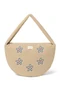 Teddy Cross Body Bag | Ecru Flower Heart