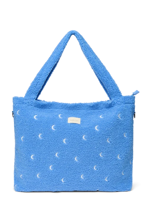 Teddy Diaper Bag | Light Blue Moon