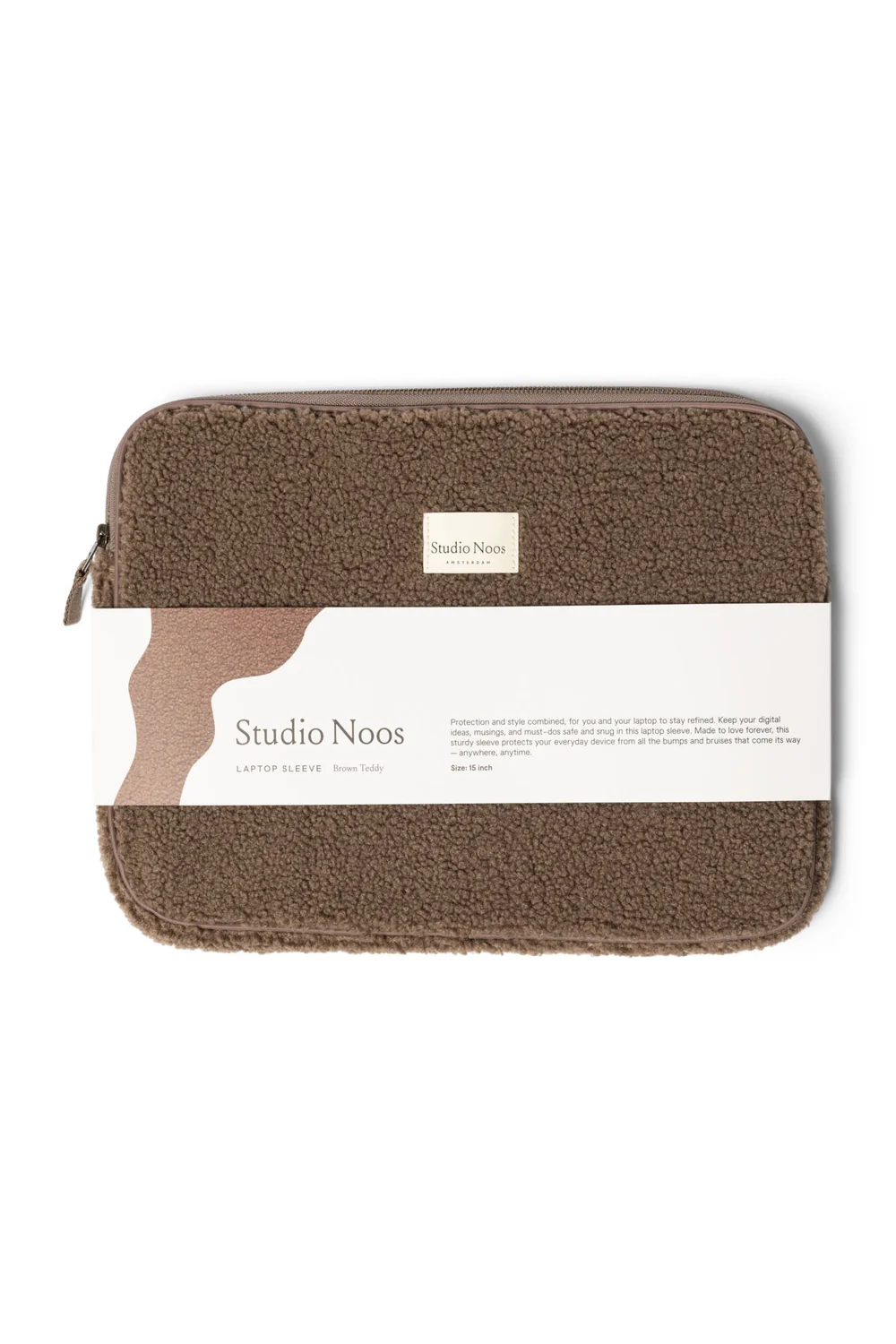 Teddy Laptop Sleeve 15 Inch | Brown