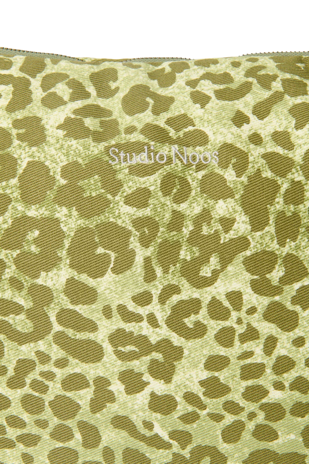 Cotton Diaper Bag | Green Leopard