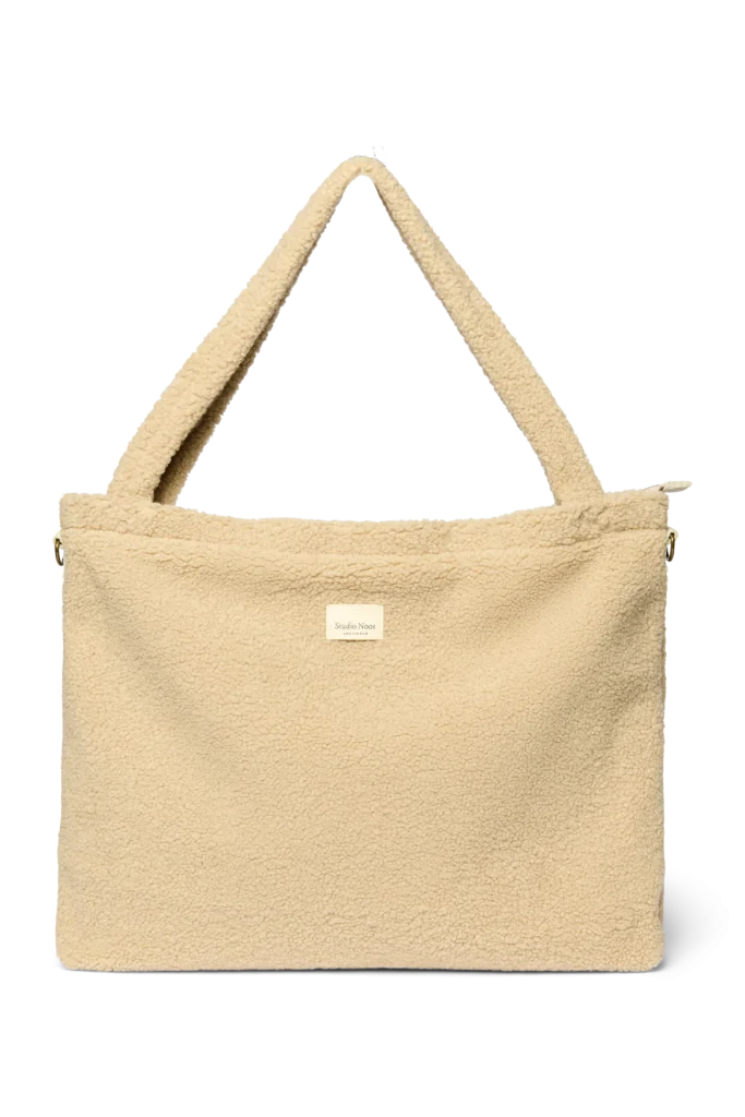 Teddy Diaper Bag | Ecru