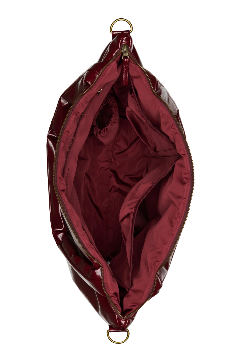 Vegan Leather Diaper Bag | Burgundy