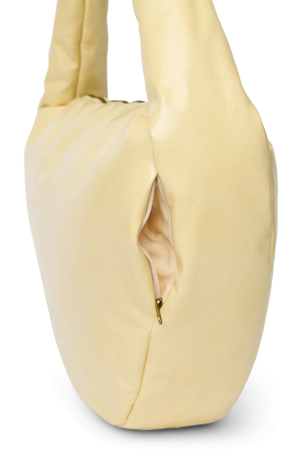 Vegan Leather Cross Body Bag | Butter Yellow