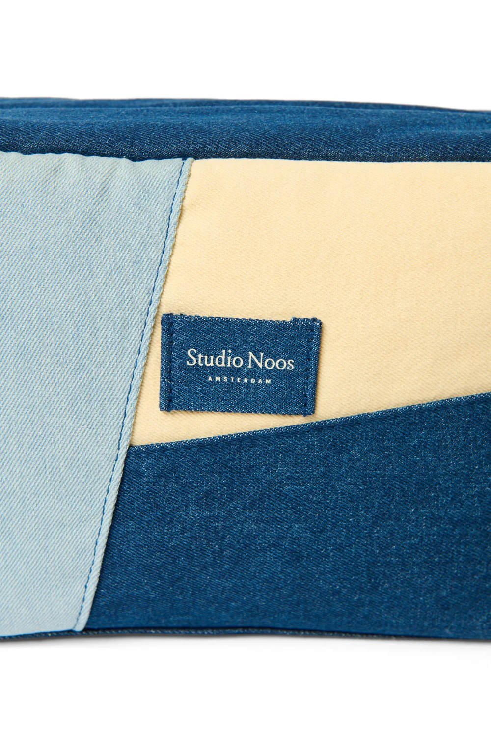 Patchwork Toiletry Bag | Denim