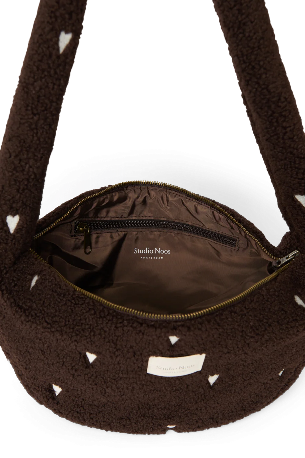 Teddy Mini Cross Body Bag | Chocolate Hearts