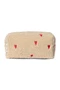 Teddy Pouch | Ecru Hearts