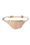 Poplin Striped Mini Fanny Pack | Butter Yellow