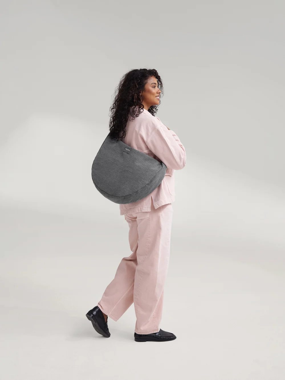 Denim Cross Body Bag | Grey