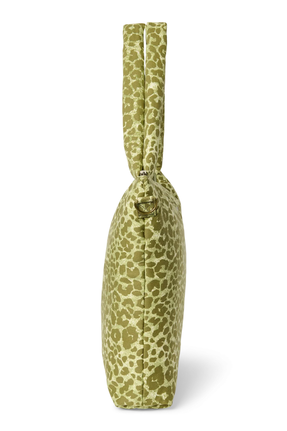 Cotton Diaper Bag | Green Leopard