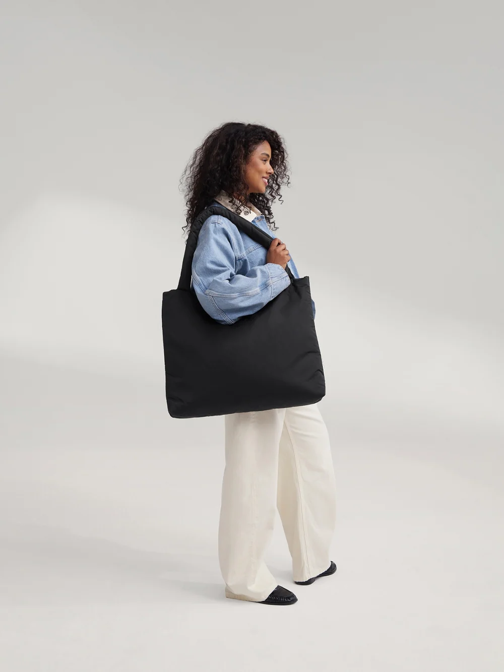 Puffy Mom Bag | Black