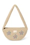 Teddy Mini Cross Body Bag | Ecru Flower Heart
