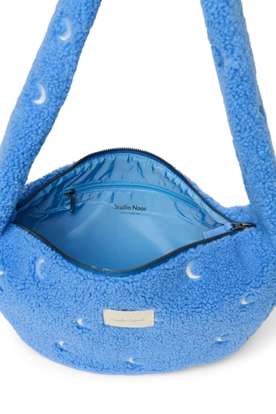 Teddy Mini Cross Body Bag | Light Blue Moon