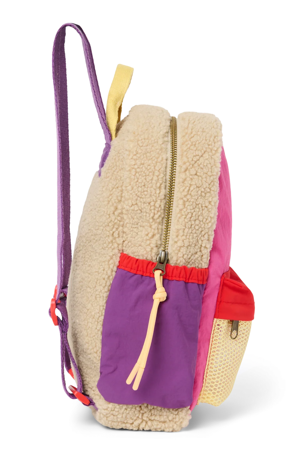 Patchwork Mini Backpack | Bright Pink