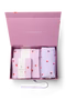 Newborn Essential Gift Set - Purple Hearts