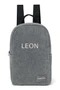 Denim Mini Backpack | Grey