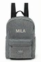 Denim Midi Backpack | Grey
