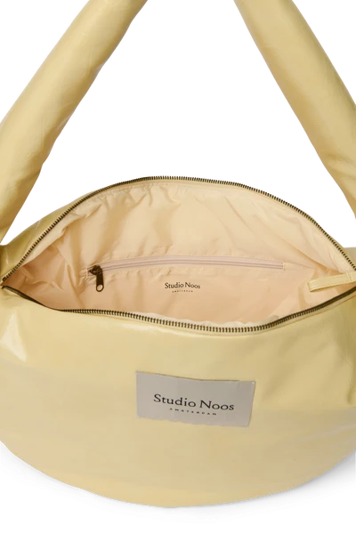 Vegan Leather Cross Body Bag | Butter Yellow