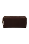 Rib Puffy Pouch | Dark Brown