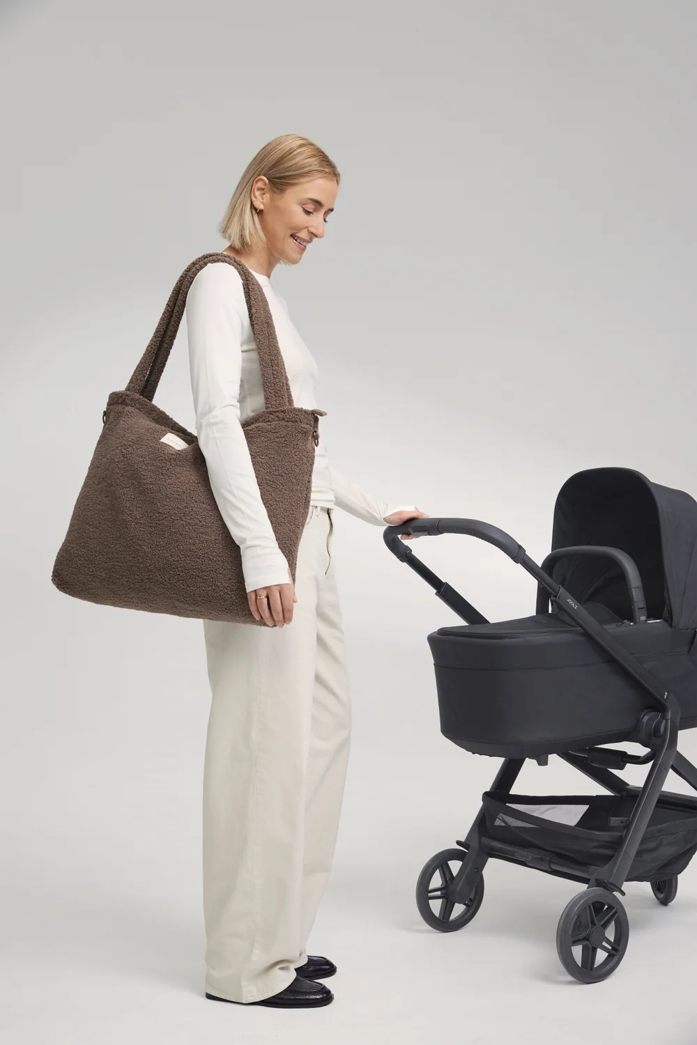 Teddy Diaper Bag | Brown