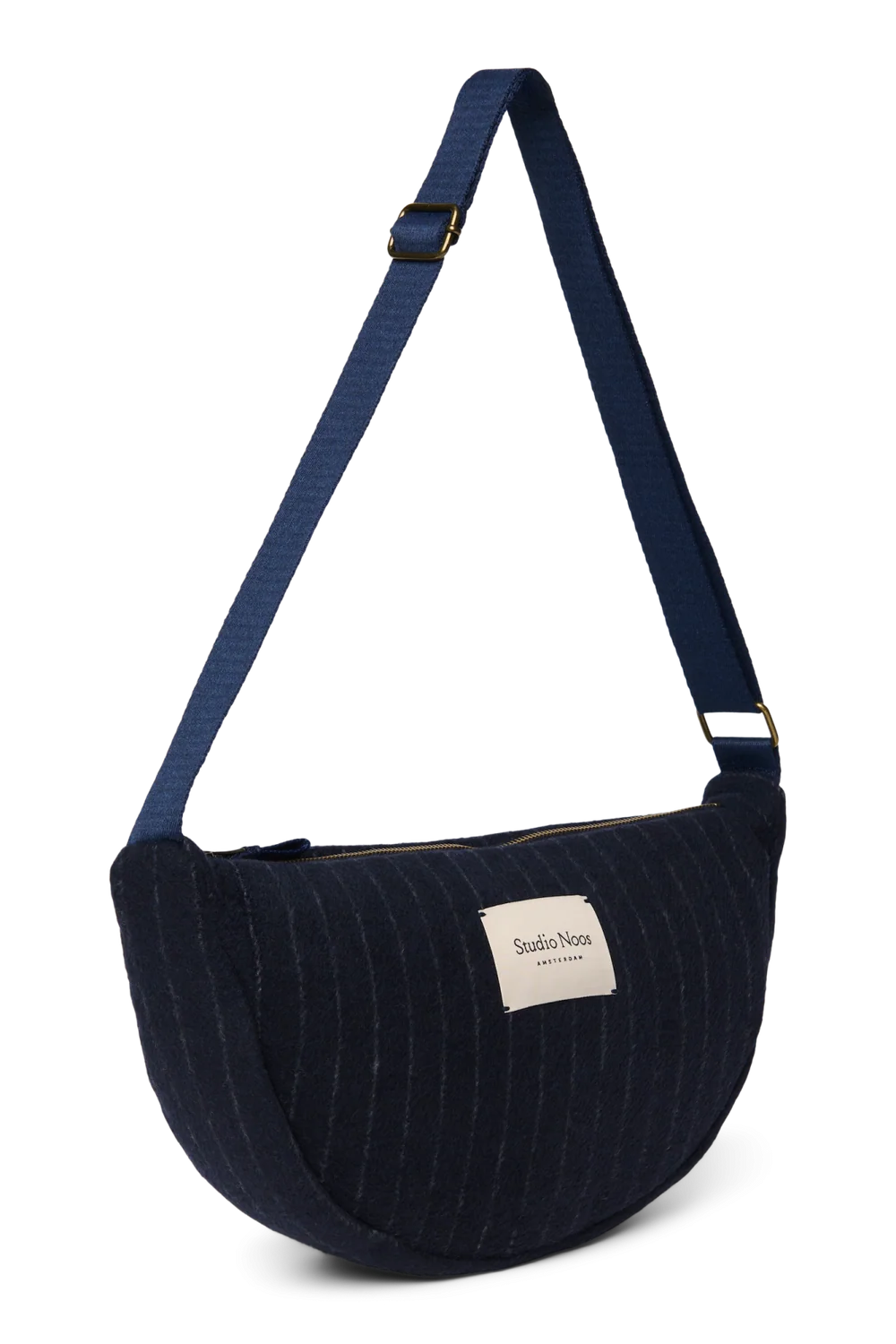 Flannel Chalkstripe Adult Fanny Pack | Dark Blue