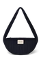 Flannel Chalkstripe Mini Cross Body Bag | Dark Blue