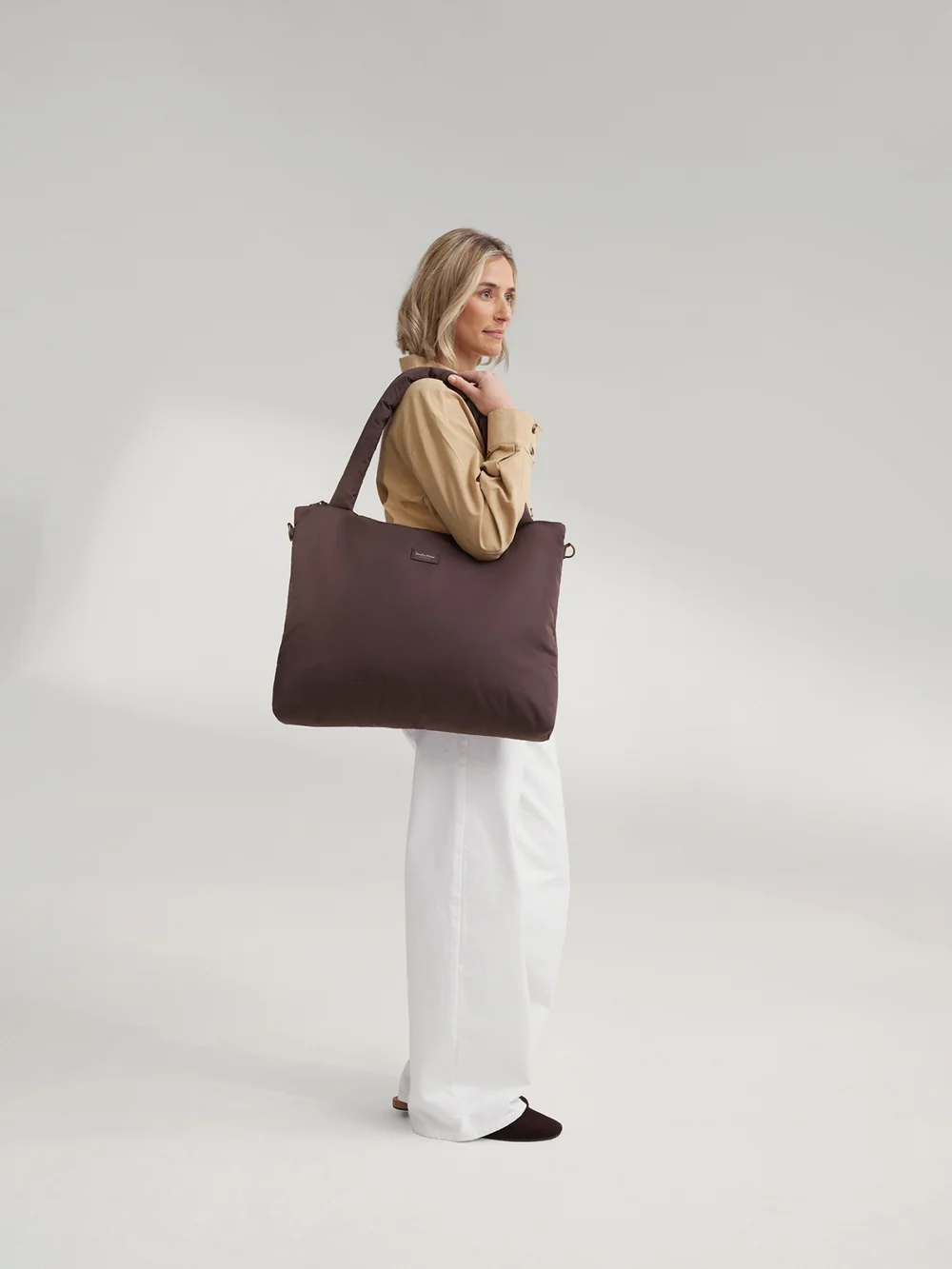 Puffy Diaper Bag | Brown