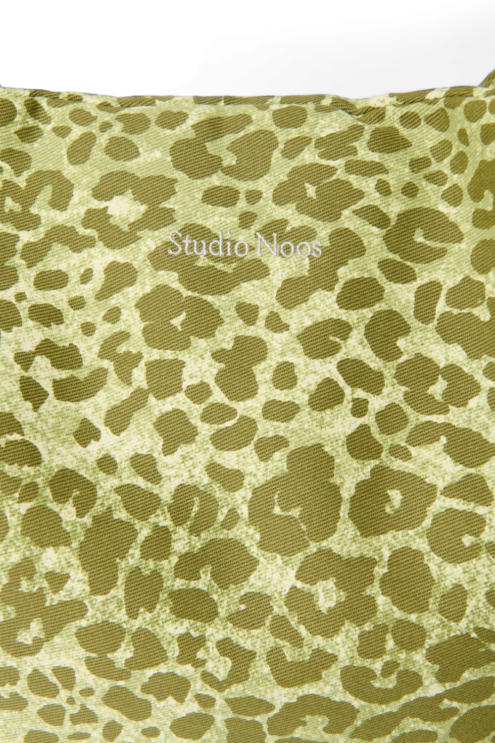 Cotton Mom Bag | Green Leopard