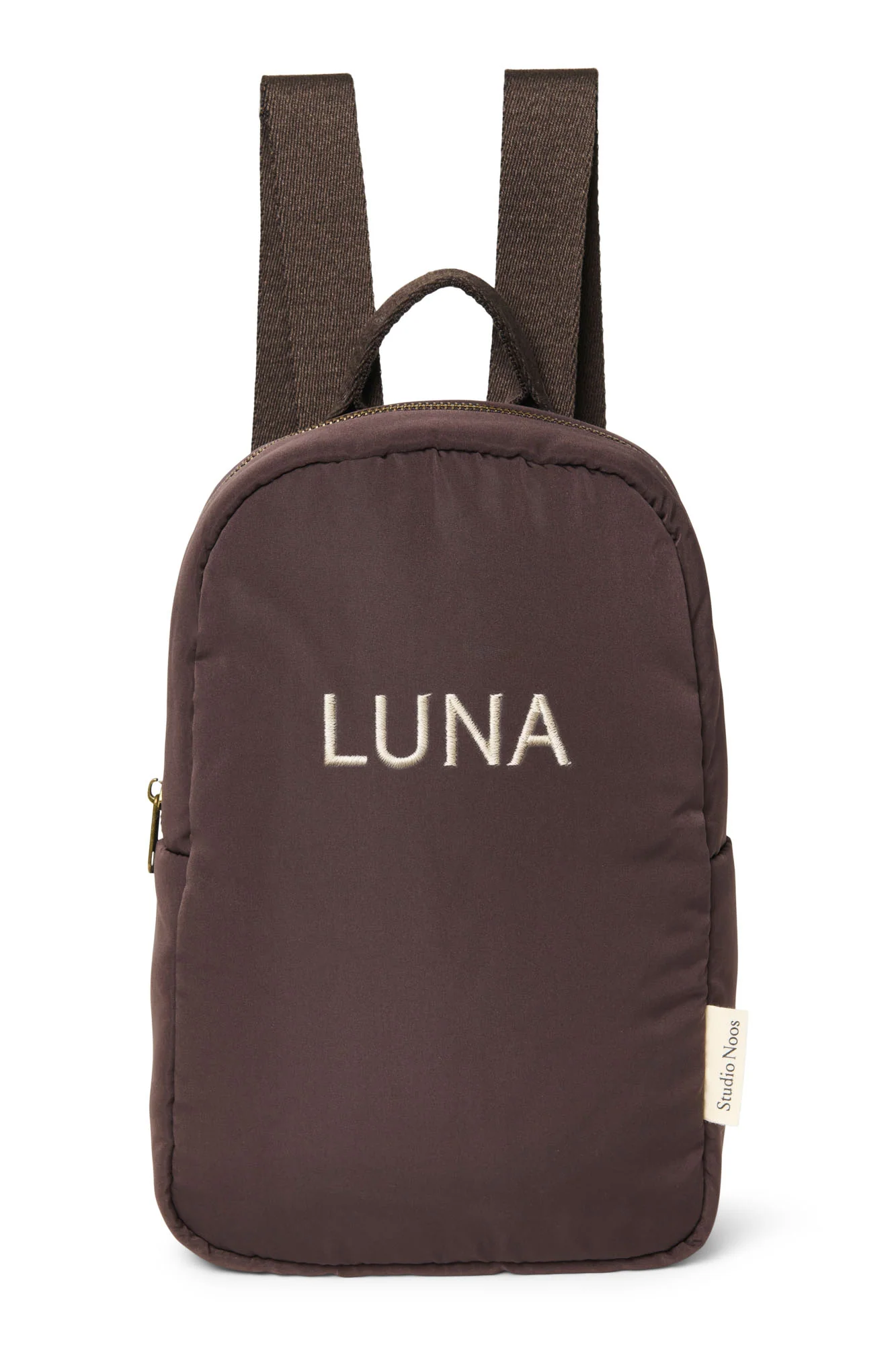 Puffy Mini Backpack | Brown