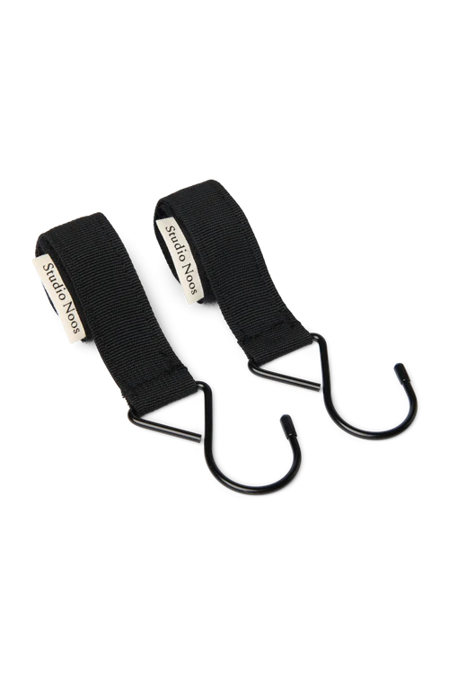 SN Stroller Strap Hooks | Black
