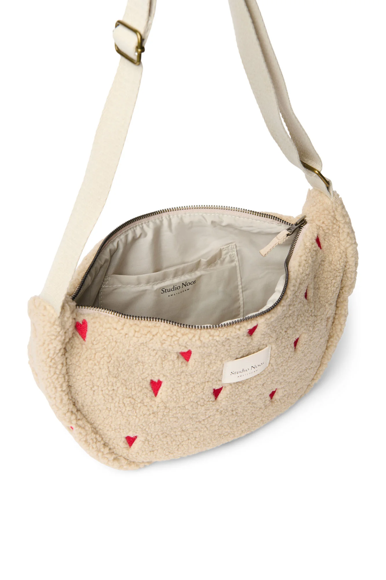 Matching Teddy Gift Set | Ecru Hearts