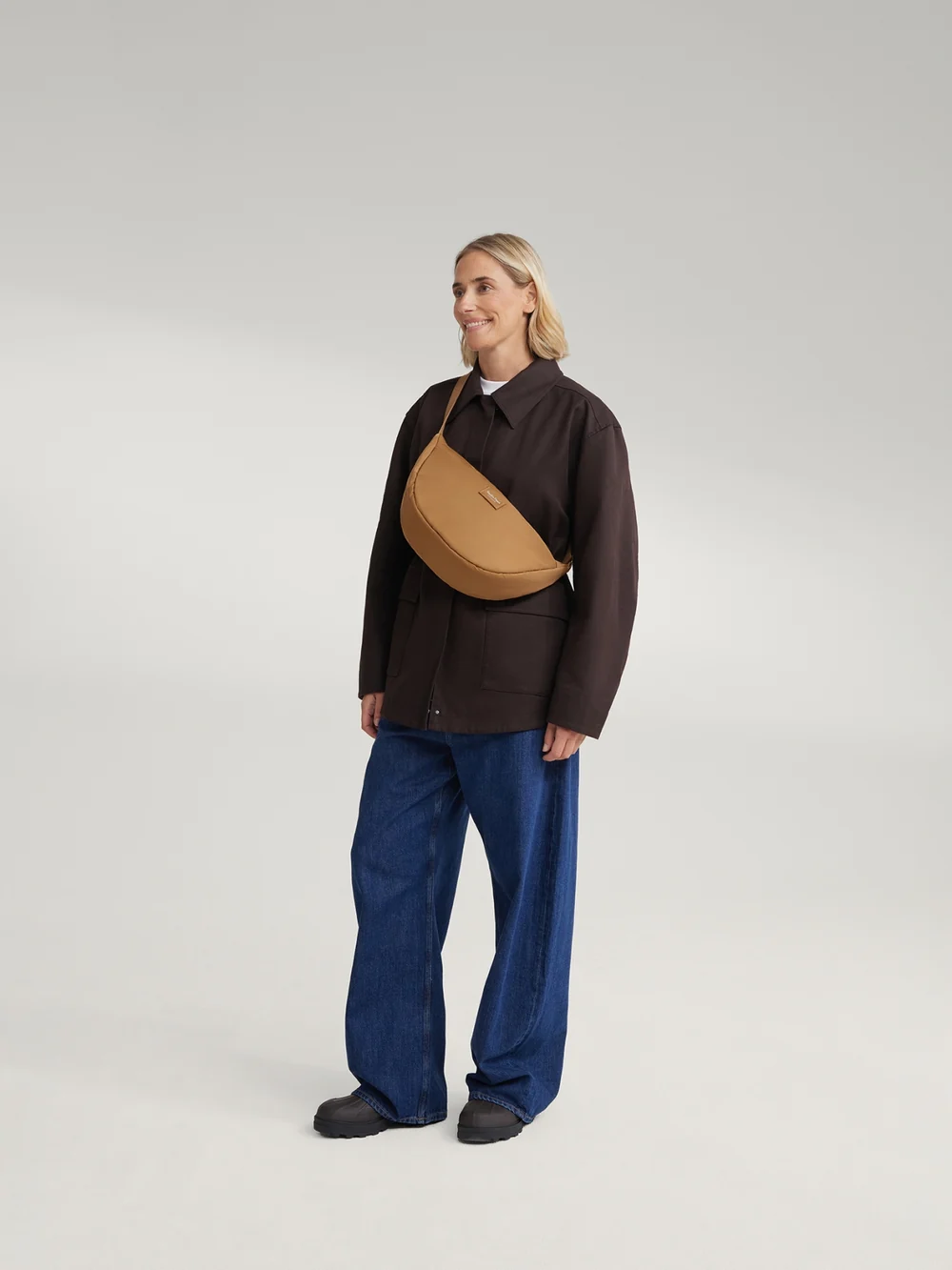 Technical Puffy Adult Fanny Pack | Brown