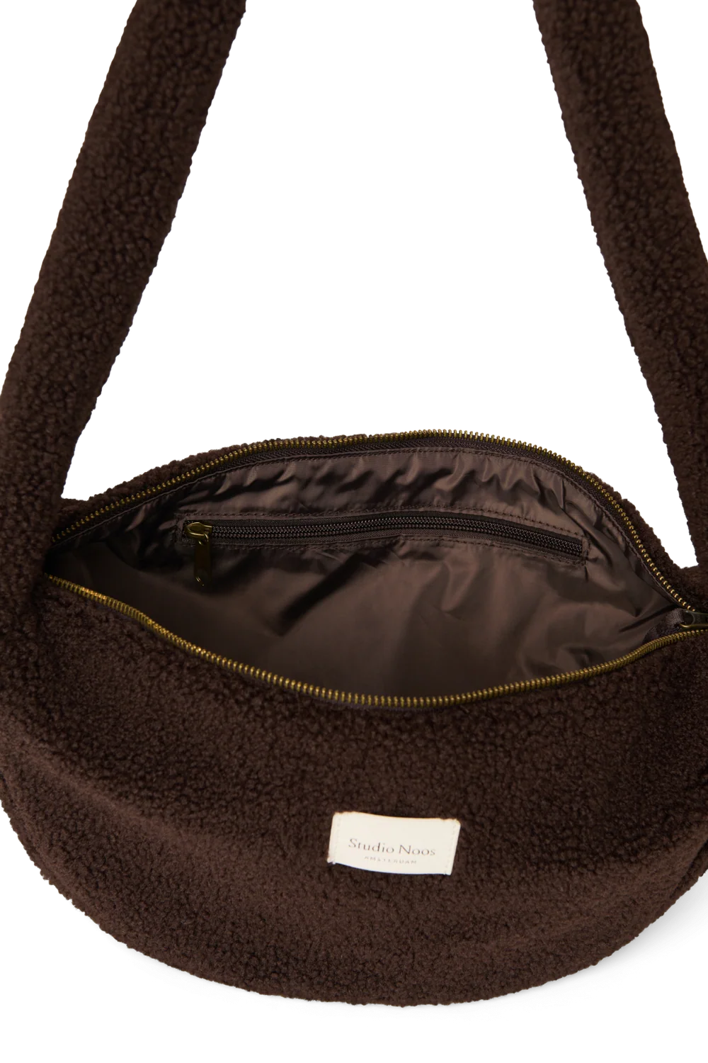 Teddy Mini Cross Body Bag | Chocolate