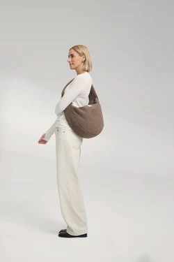 Teddy Cross Body Bag | Brown
