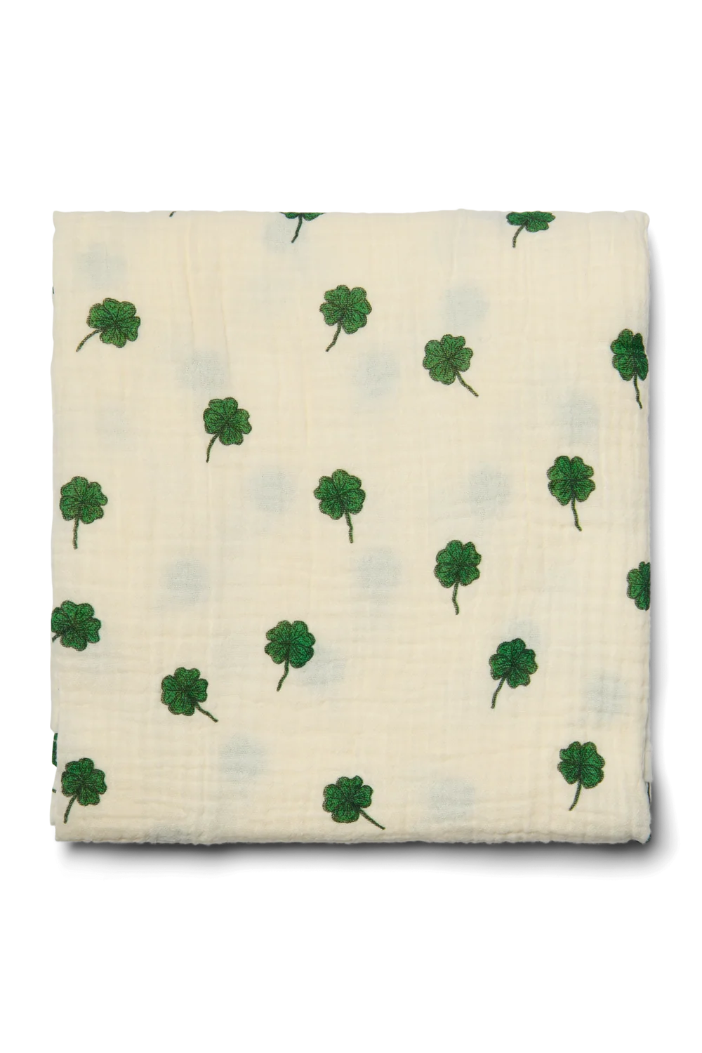 Swaddle Print Large | White Clover