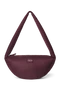 Technical Puffy Mini Cross Body Bag | Burgundy