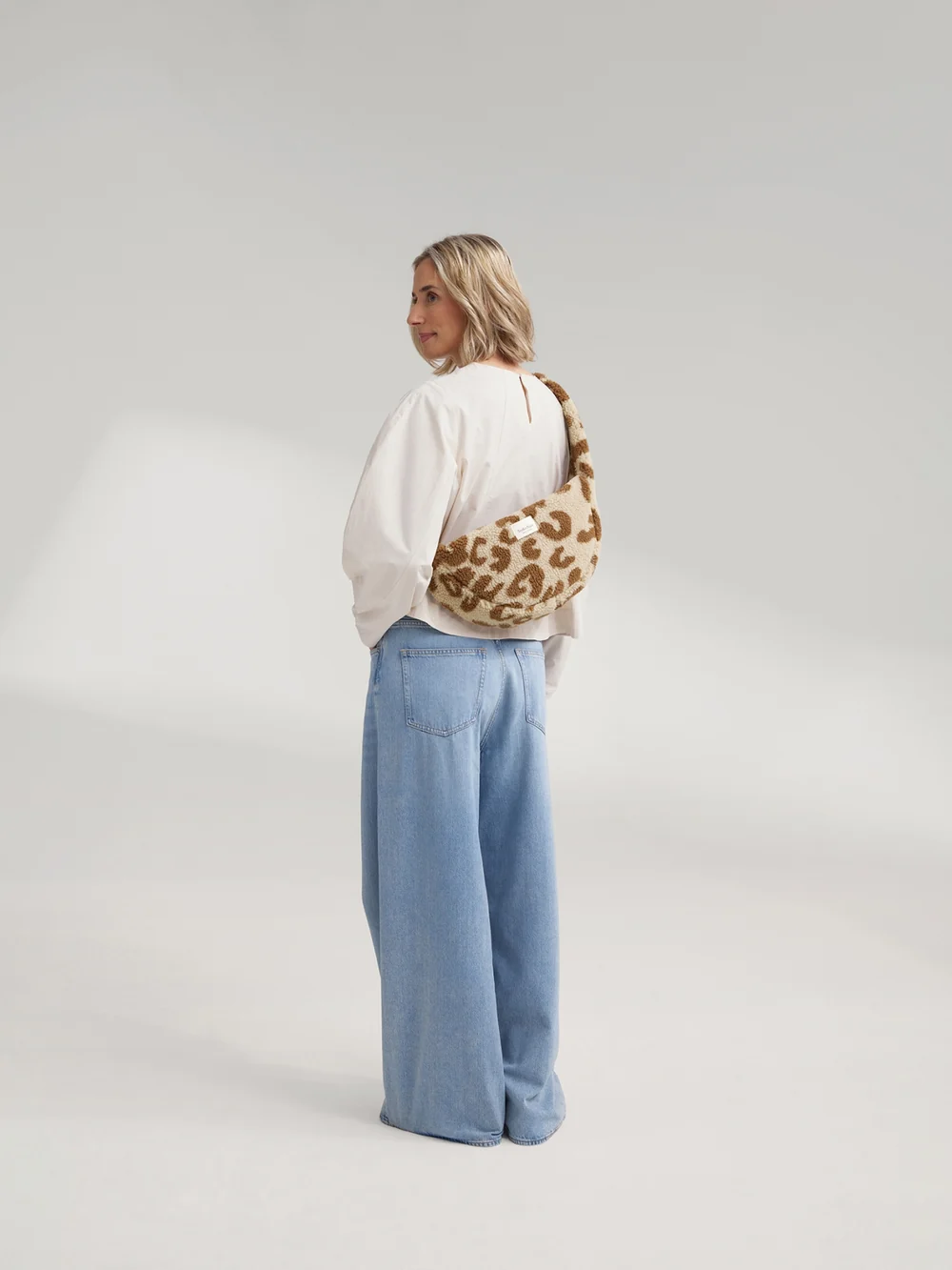 Teddy Mini Cross Body Bag | Leopard