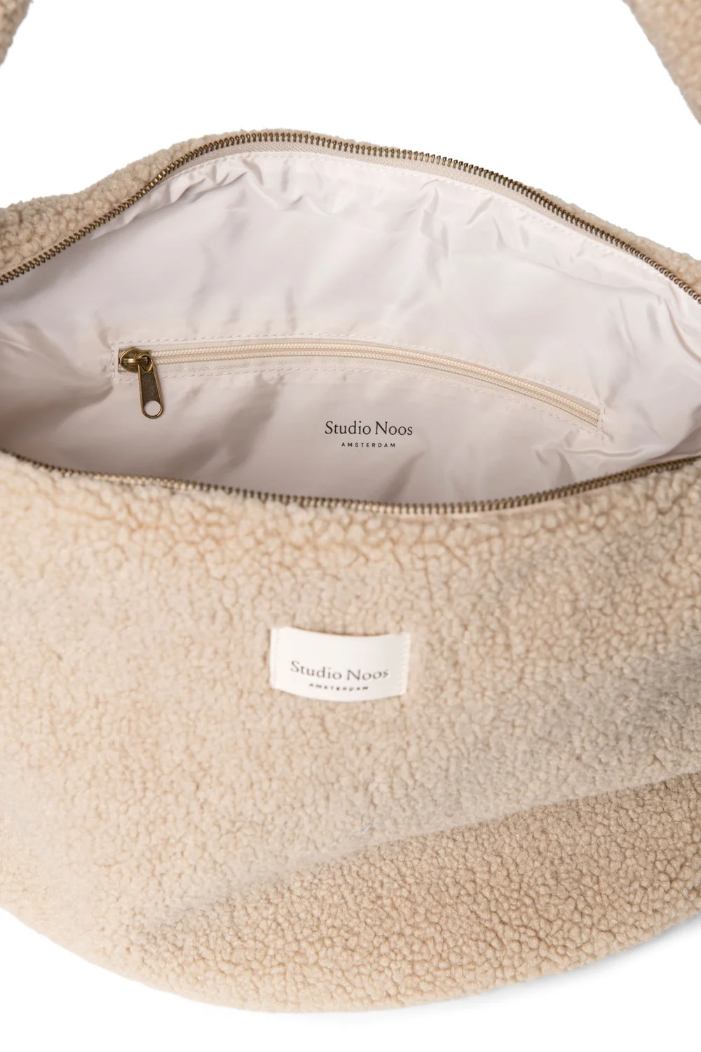 Teddy Cross Body Bag | Ecru