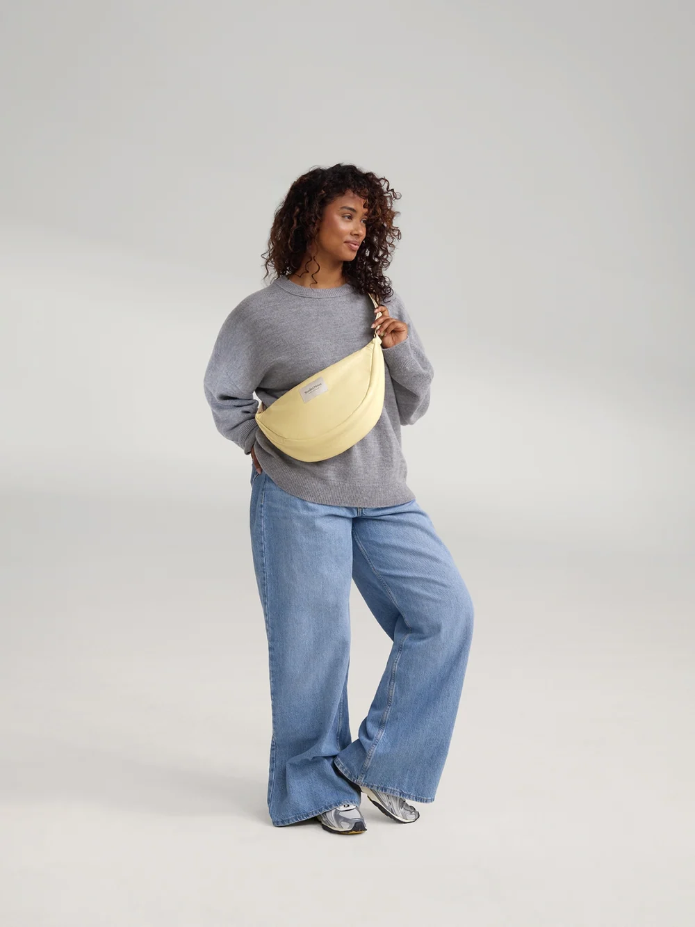 Vegan Leather Adult Fanny Pack | Butter Yellow