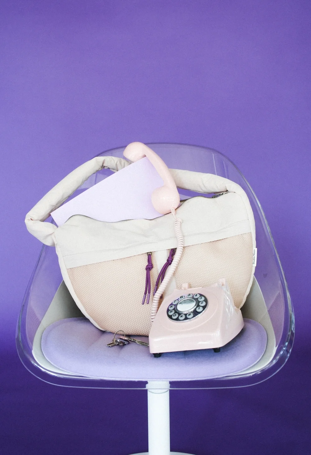 Patchwork Cross Body Bag | Oatmeal