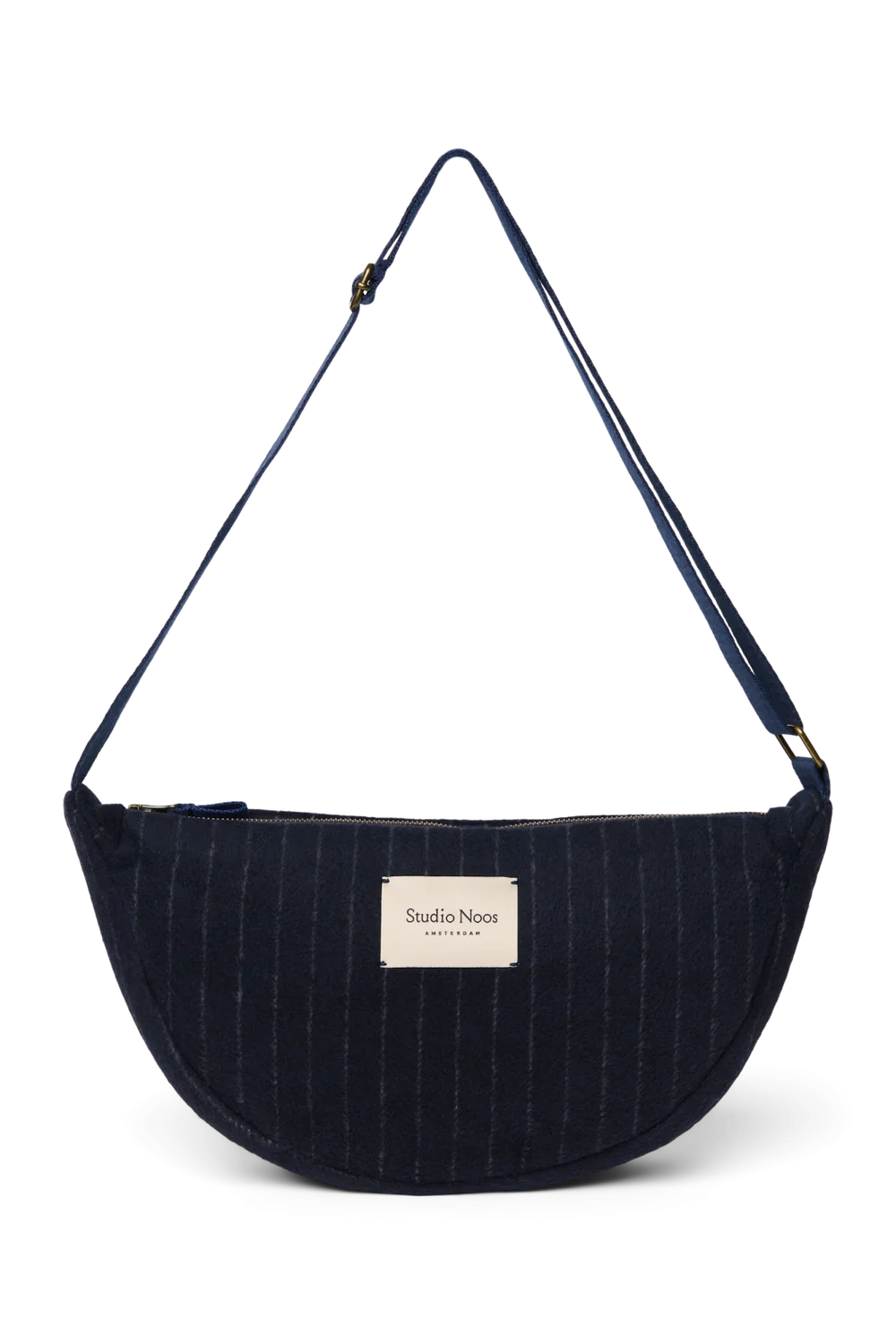 Flannel Chalkstripe Adult Fanny Pack | Dark Blue
