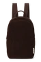 Rib Puffy Mini Backpack | Dark Brown